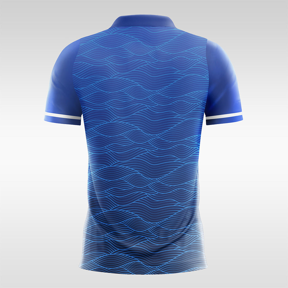 Blue Wave - Customized Men's Sublimated Soccer Jersey