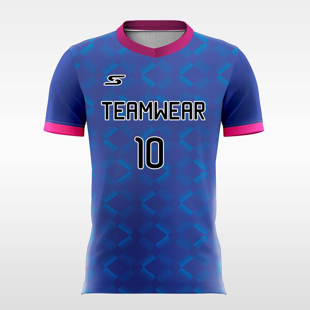 Crystalline-Customized Men's Sublimated Soccer Jersey