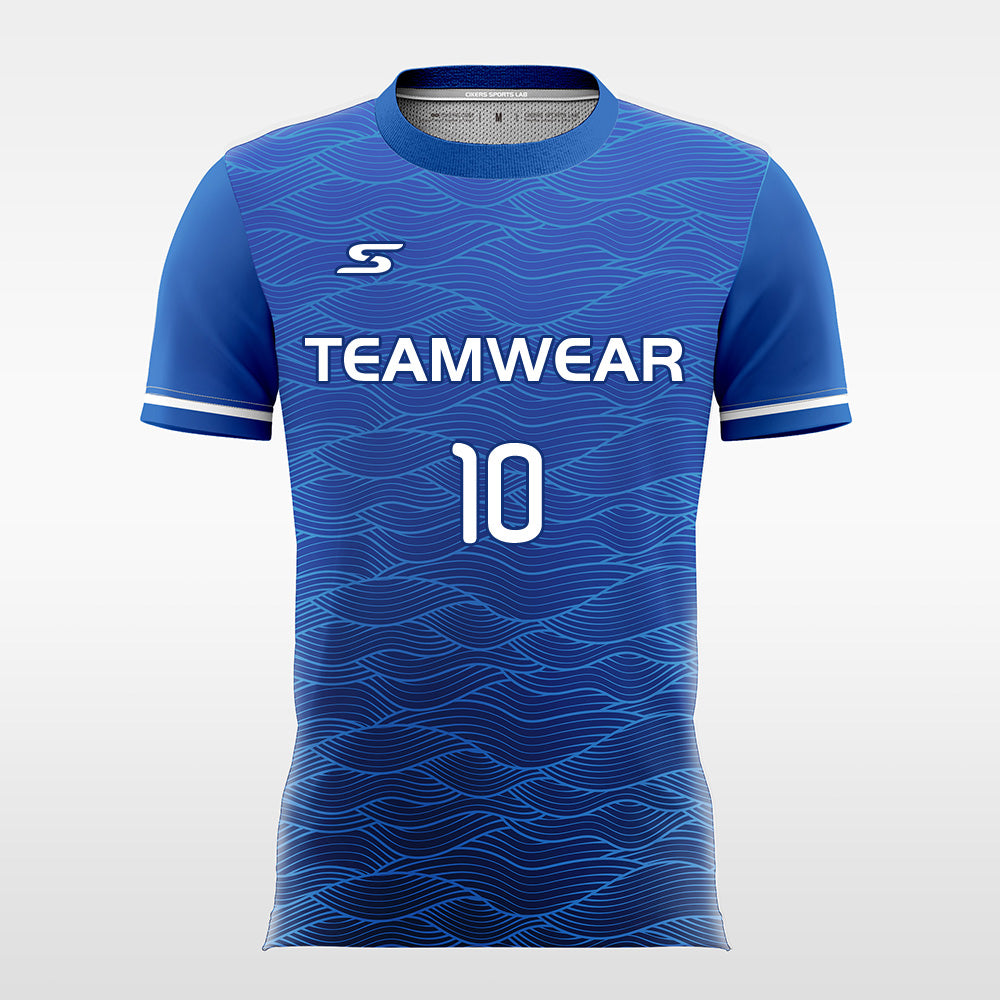 Blue Wave - Customized Men's Sublimated Soccer Jersey