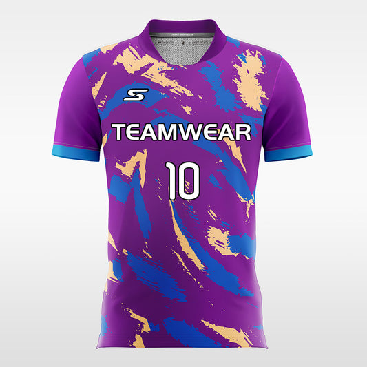 Purple sea- Customized Men's Sublimated Soccer Jersey