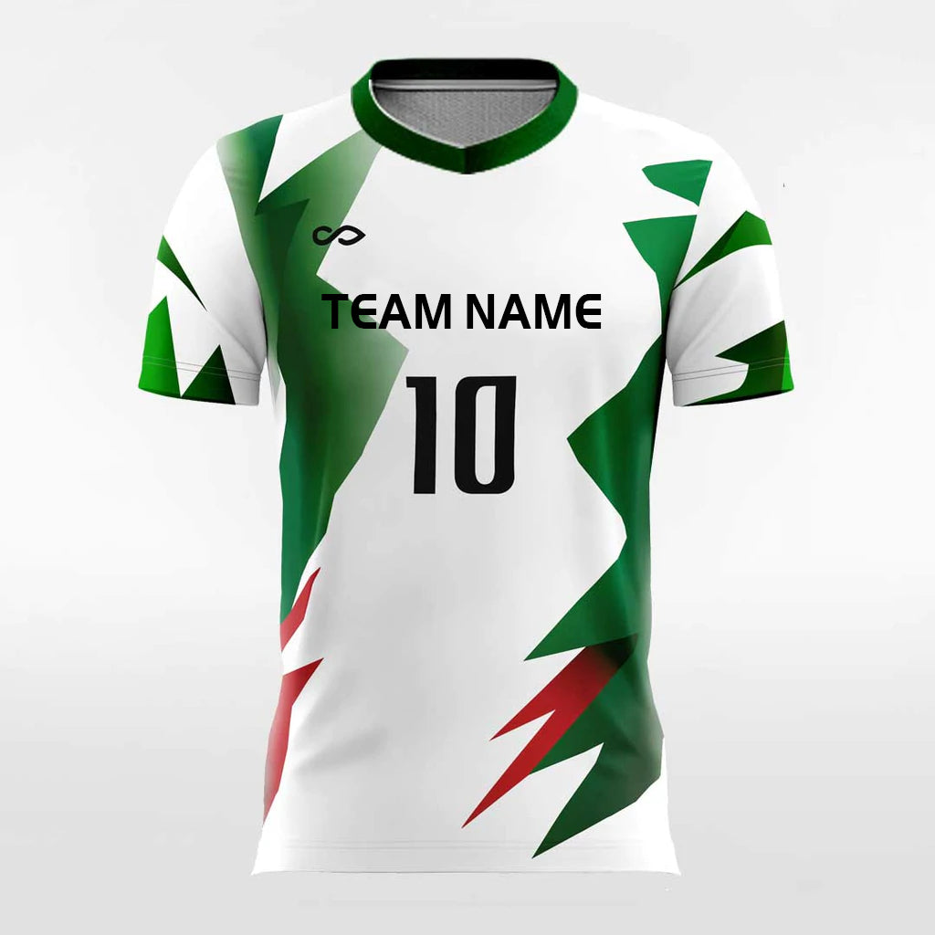 Light And Shadow - Customized Men's Sublimated Soccer Jersey