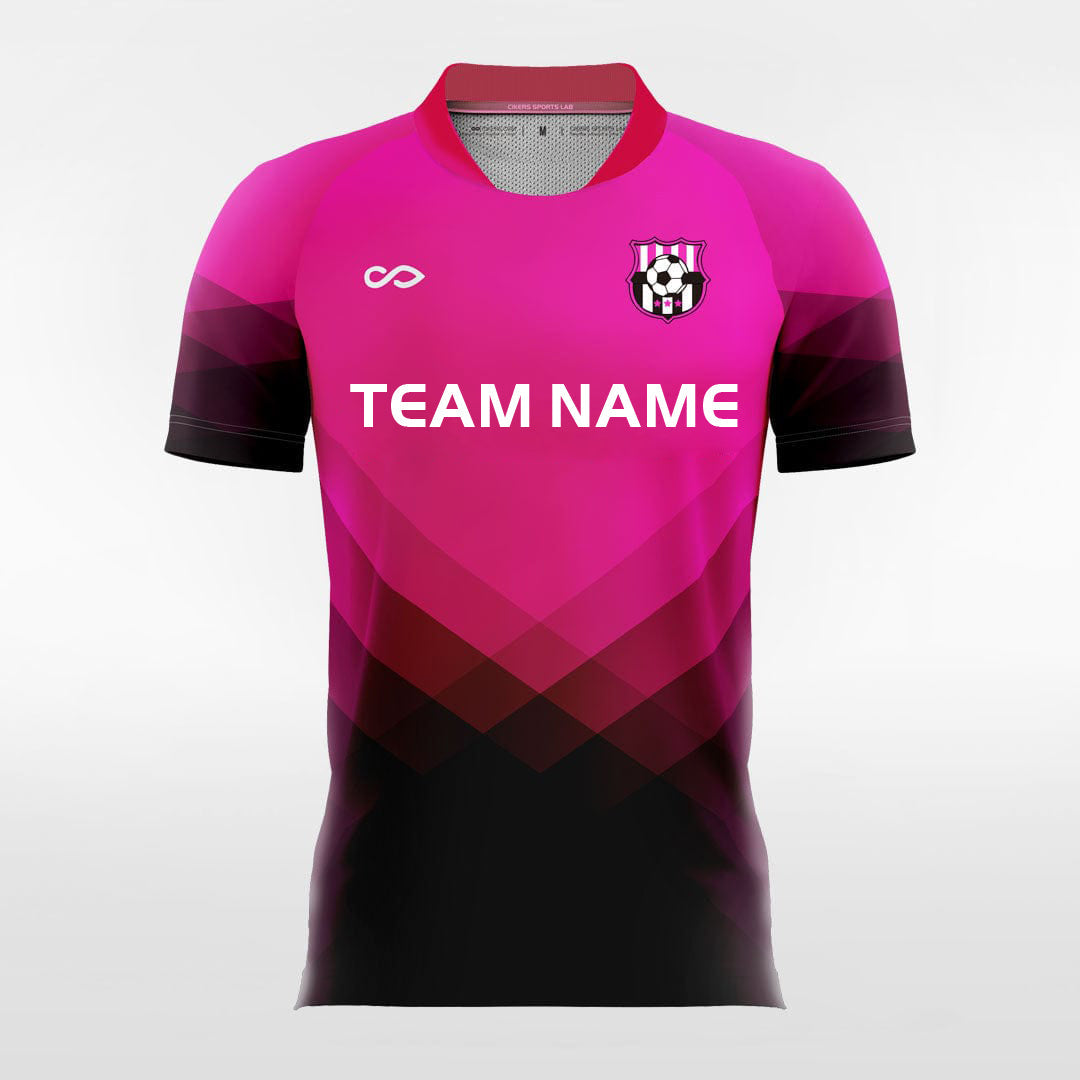 Rocky Mountains - Customized Men's Sublimated Soccer Jersey - Fluorescent