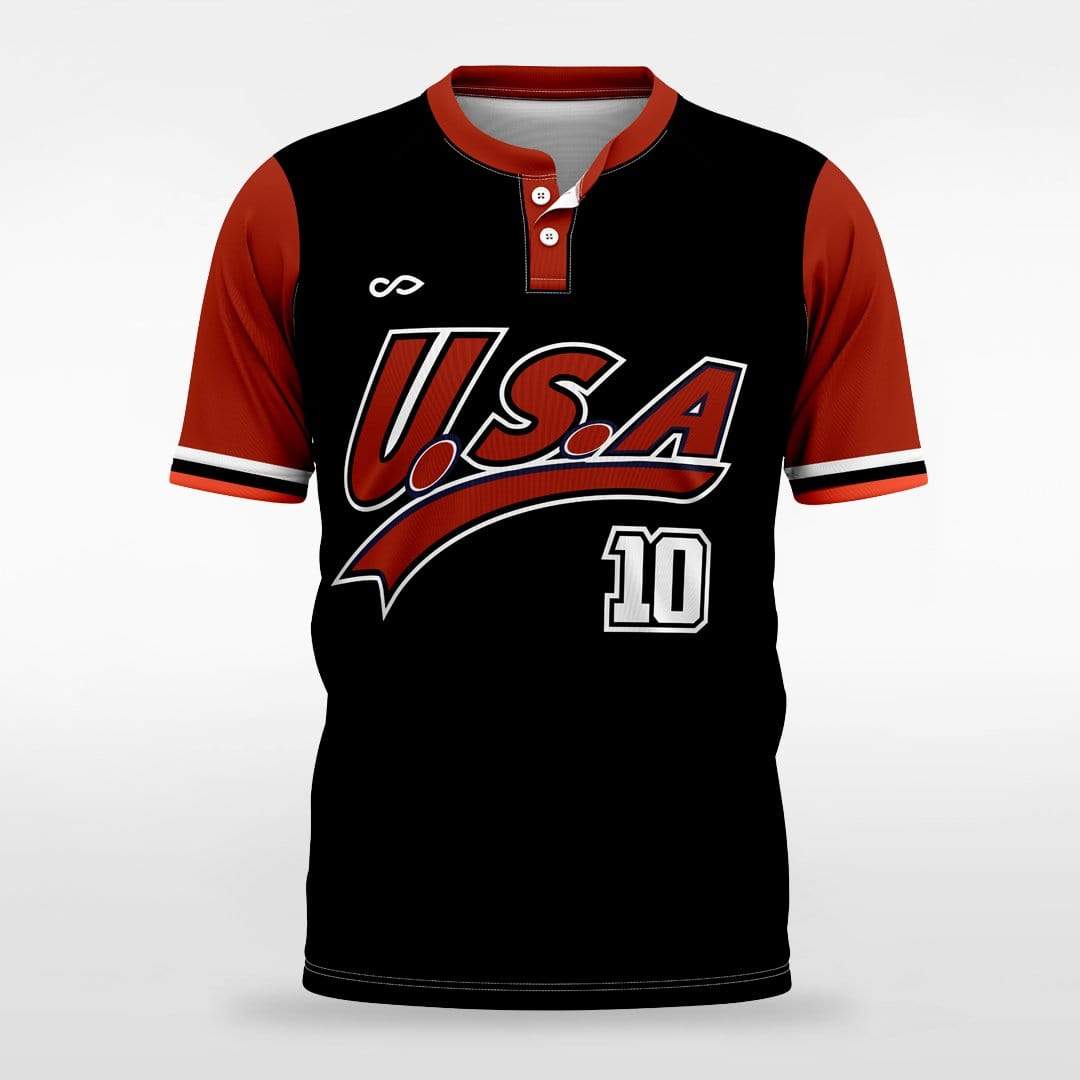 Gentleman - Customized Men's Sublimated 2-Button Baseball Jersey