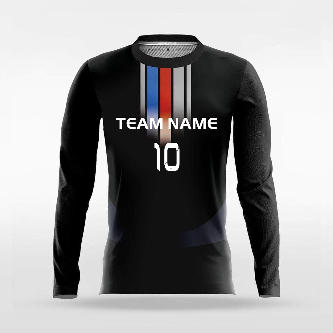 Arrival - Customized Men's Sublimated Long Sleeve Soccer Jersey