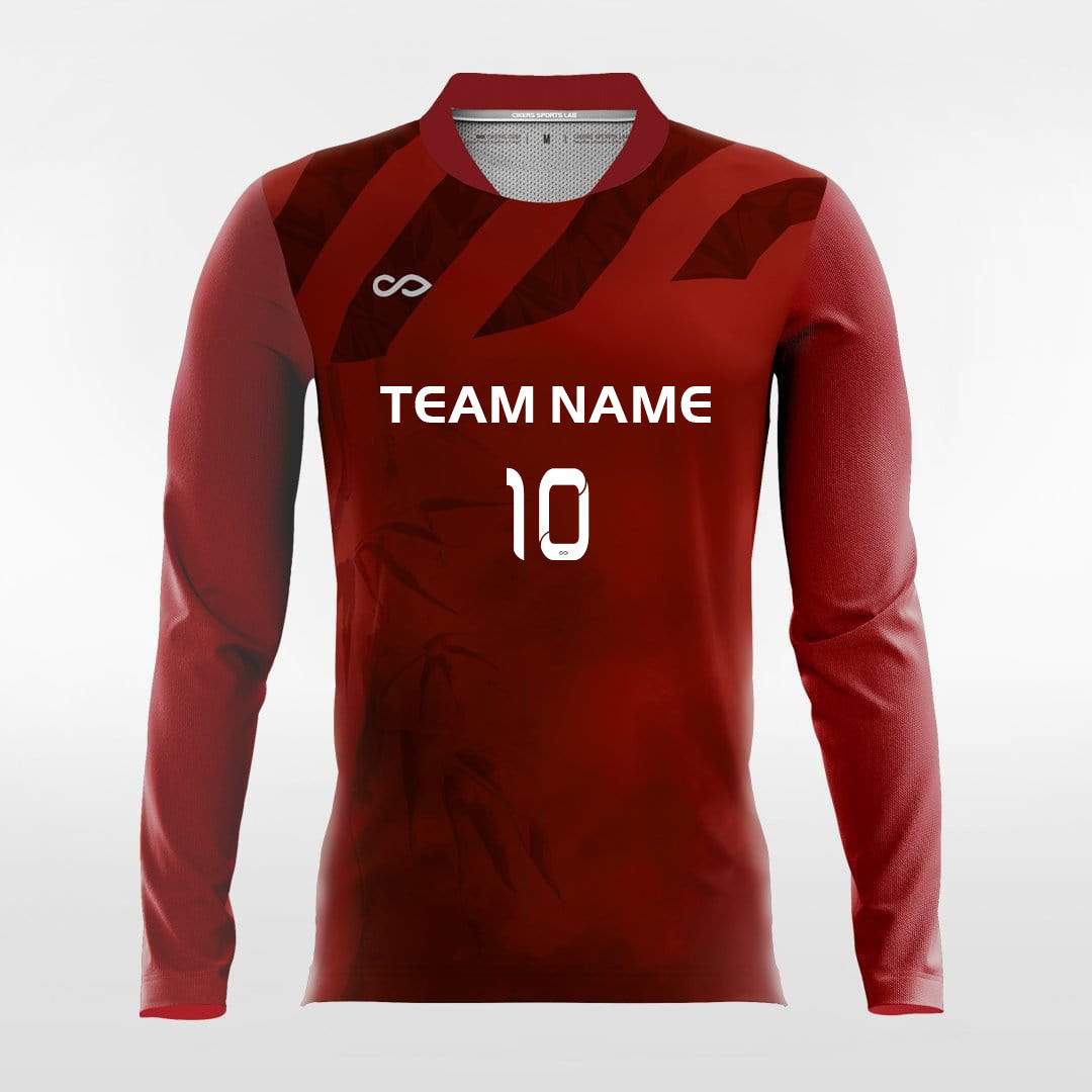 Mist - Customized Men's Sublimated Long Sleeve Soccer Jersey