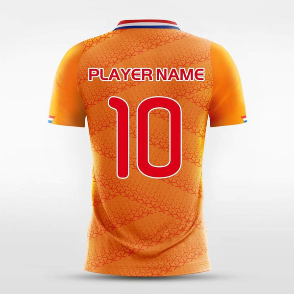 Netherlands Orange Soccer Uniform Adult Kids Sublimation Football Jersey  Set Cheap Custom Logo Soccer Jerseys - Buy Netherlands Orange Soccer