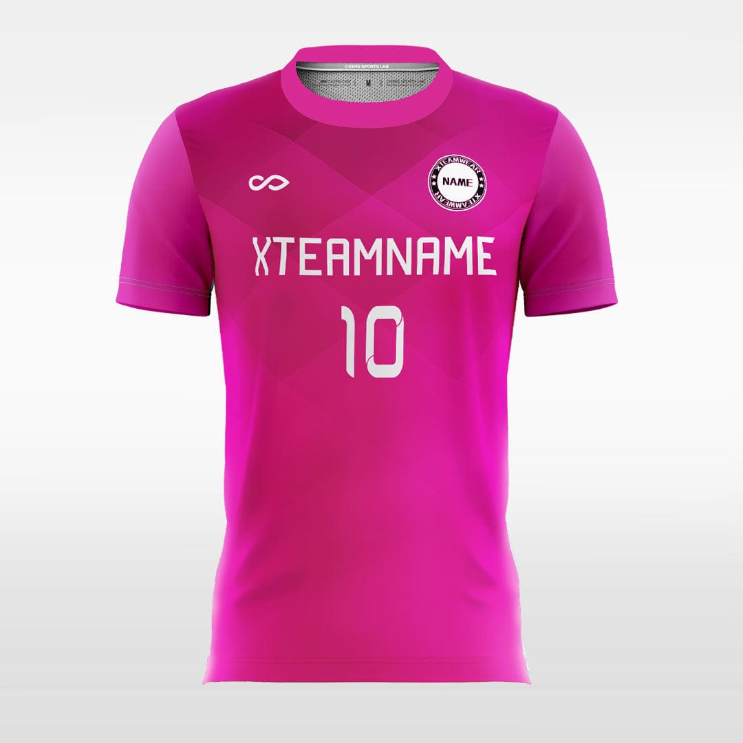 Reflection - Customized Men's Sublimated Soccer Jersey Fluorescent
