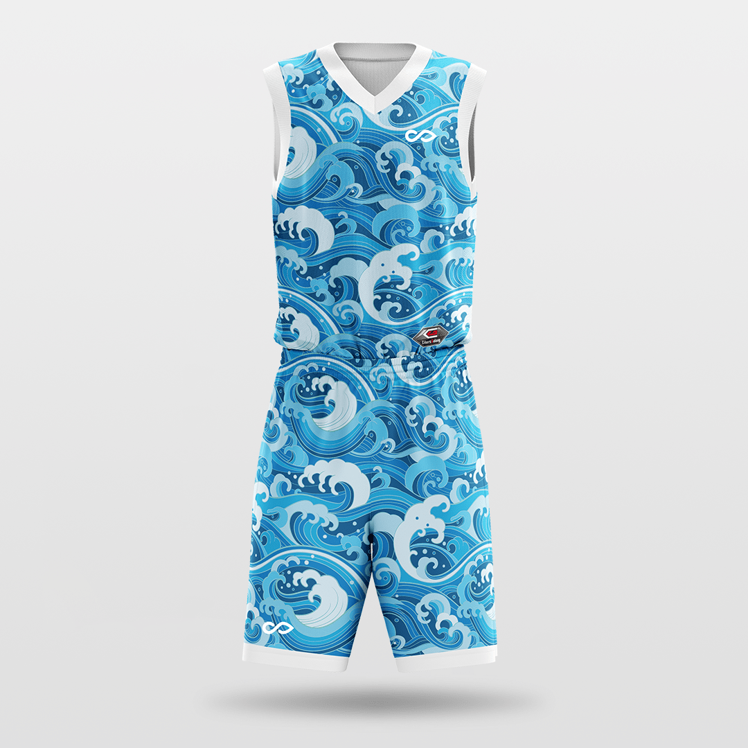 Waves - Customized Sublimated Basketball Set