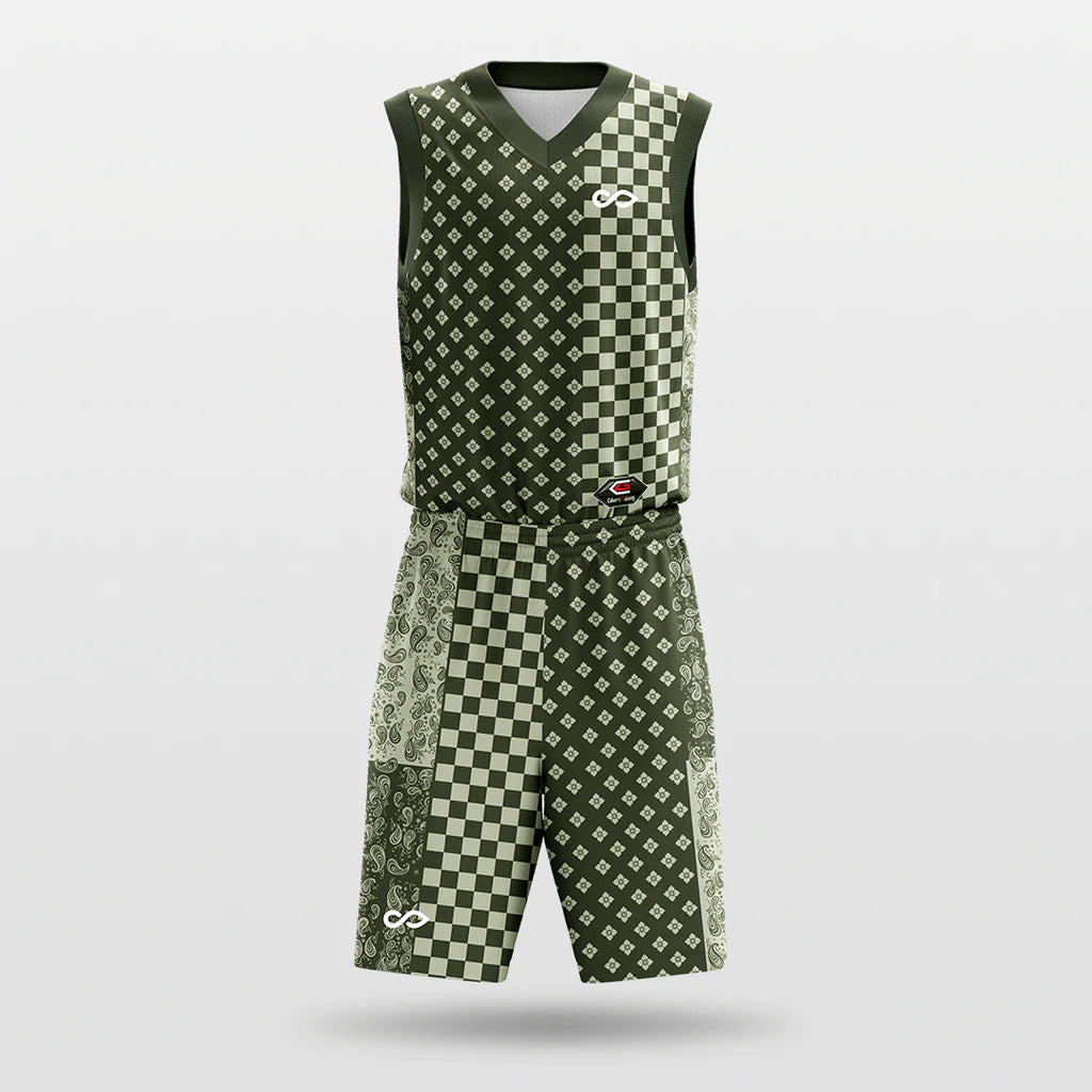 Cashew- Customized Sublimated Basketball Set
