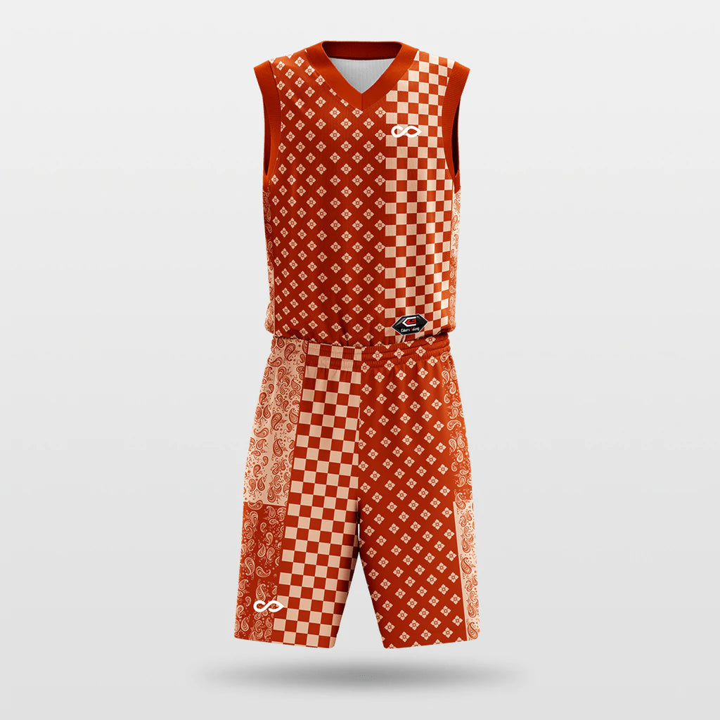Cashew- Customized Sublimated Basketball Set