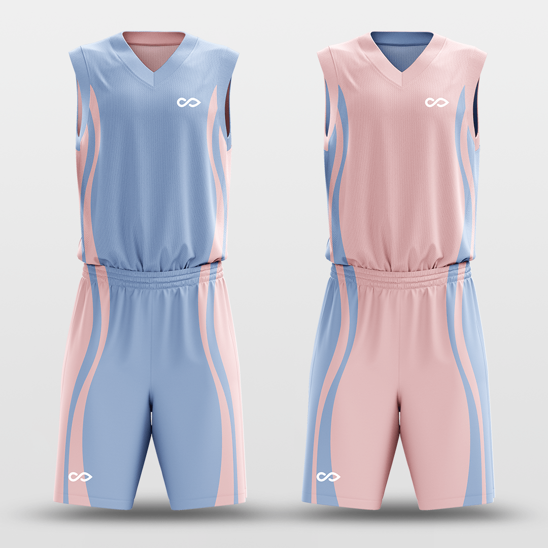 CLASSIC28 - Customized Reversible Sublimated Basketball Set