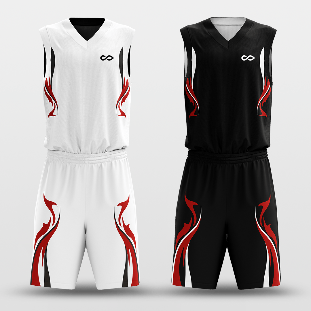 Shadowflame - Customized Reversible Sublimated Basketball Set