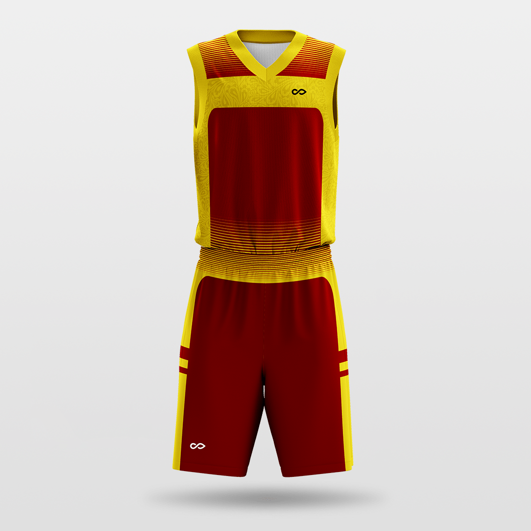 CLASSIC10 - Customized Sublimated Basketball Set