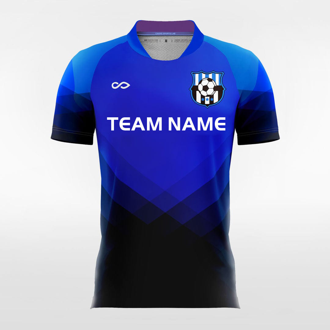 Rocky Mountains - Customized Men's Sublimated Soccer Jersey - Fluorescent