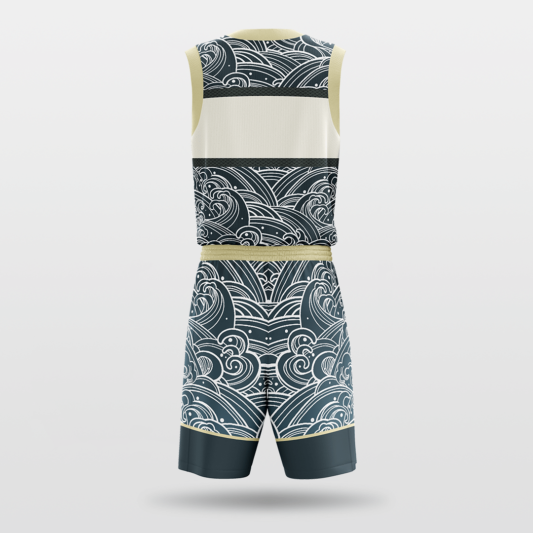 Clouds - Customized Sublimated Basketball Set