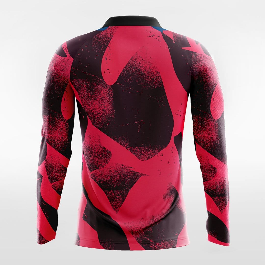 Pop Camouflage 3 - Customized Men's Sublimated Long Sleeve Soccer Jersey