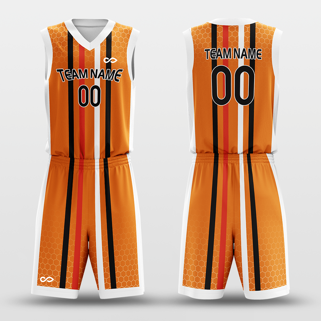 Honeycomb - Customized Sublimated Basketball Set