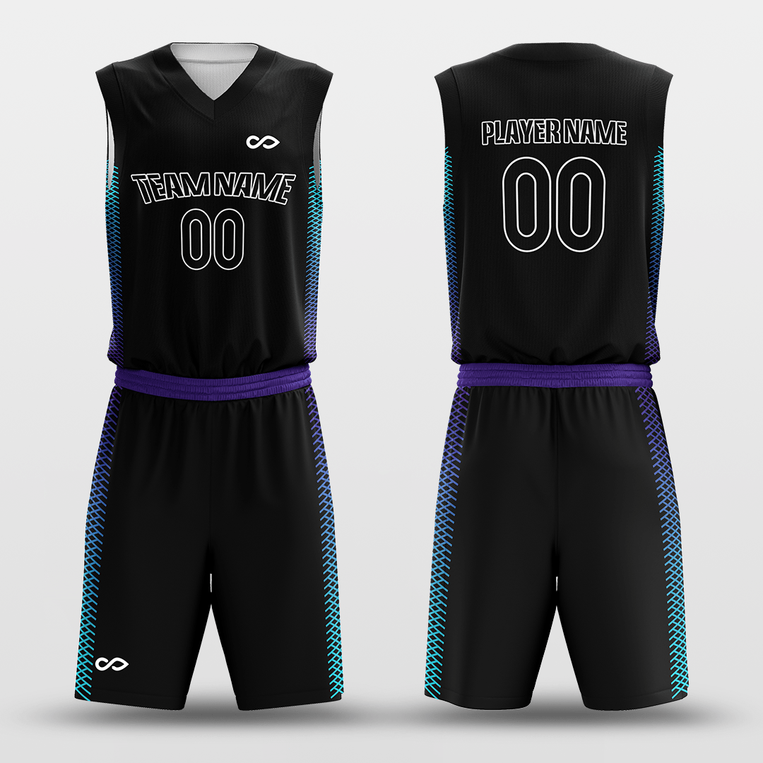 Grid - Customized Reversible Sublimated Basketball Set