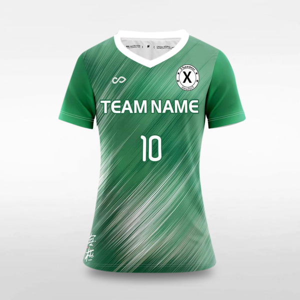 The Four Symbols - Customized Men's Sublimated Soccer Jersey Green / S