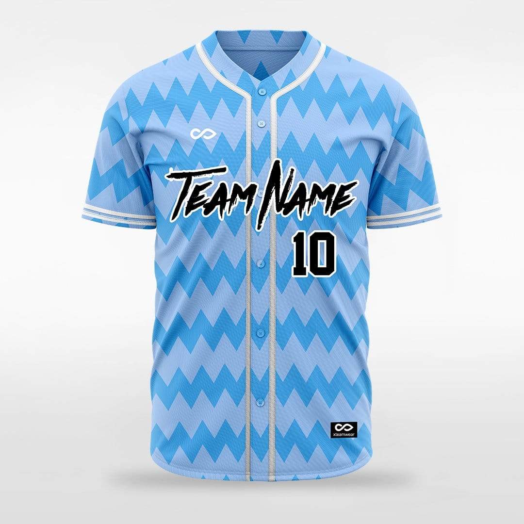 Thunderbird - Customized Men's Sublimated Full-Button Baseball Jersey