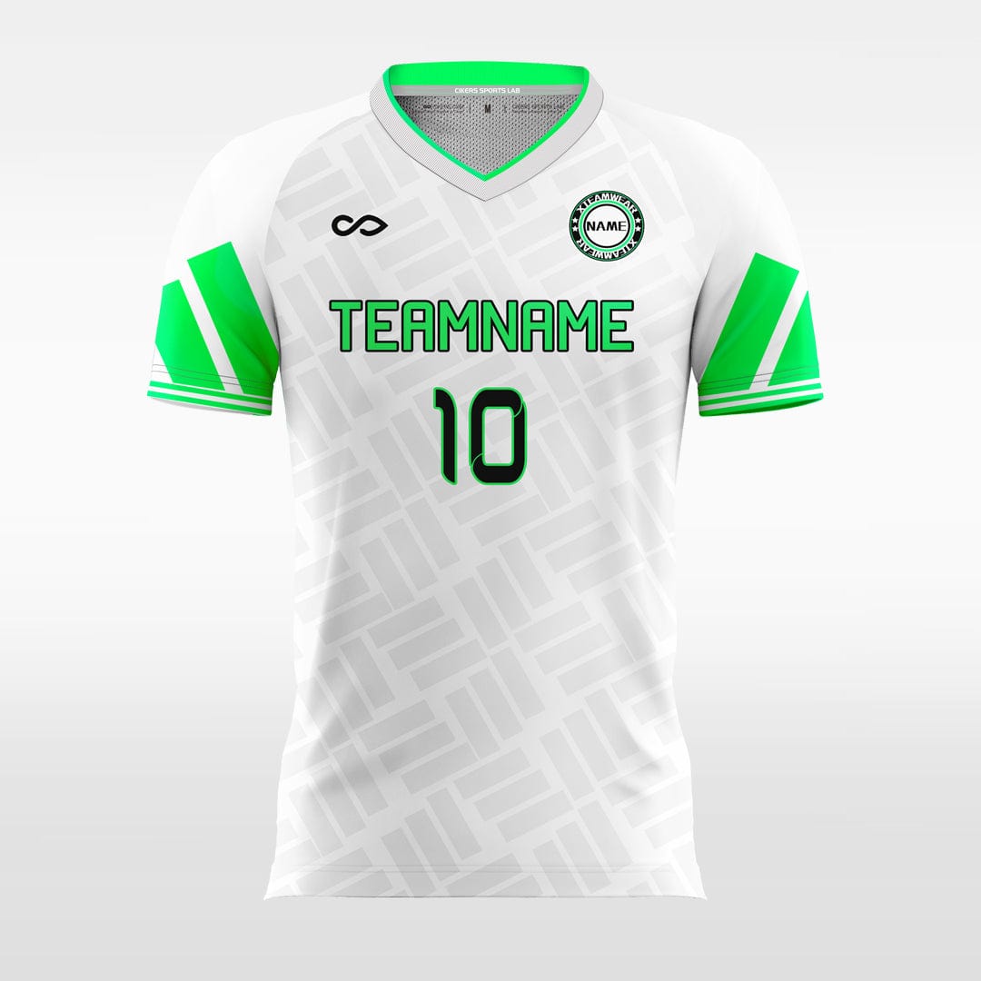 Tetris - Customized Men's Sublimated Soccer Jersey -Fluorescent