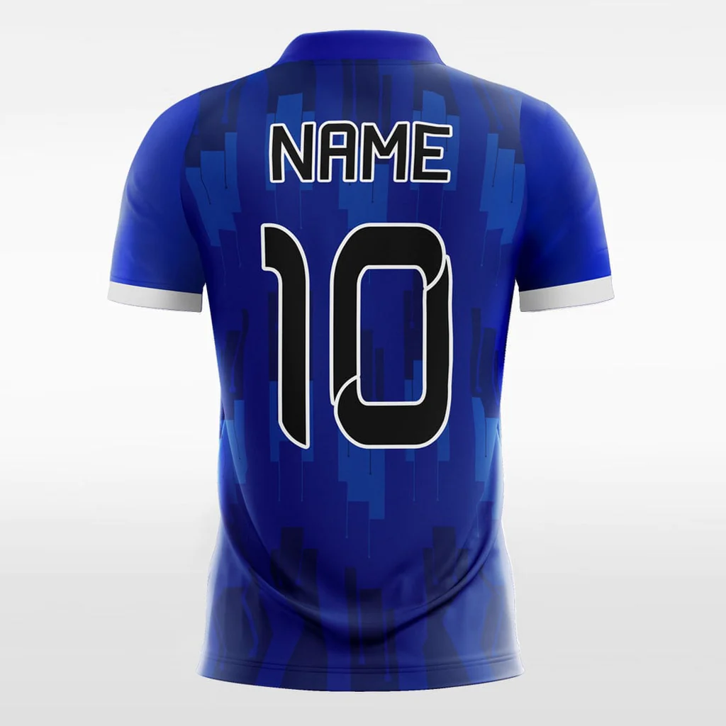 Blue Mosaic - Customized Men's Sublimated Soccer Jersey