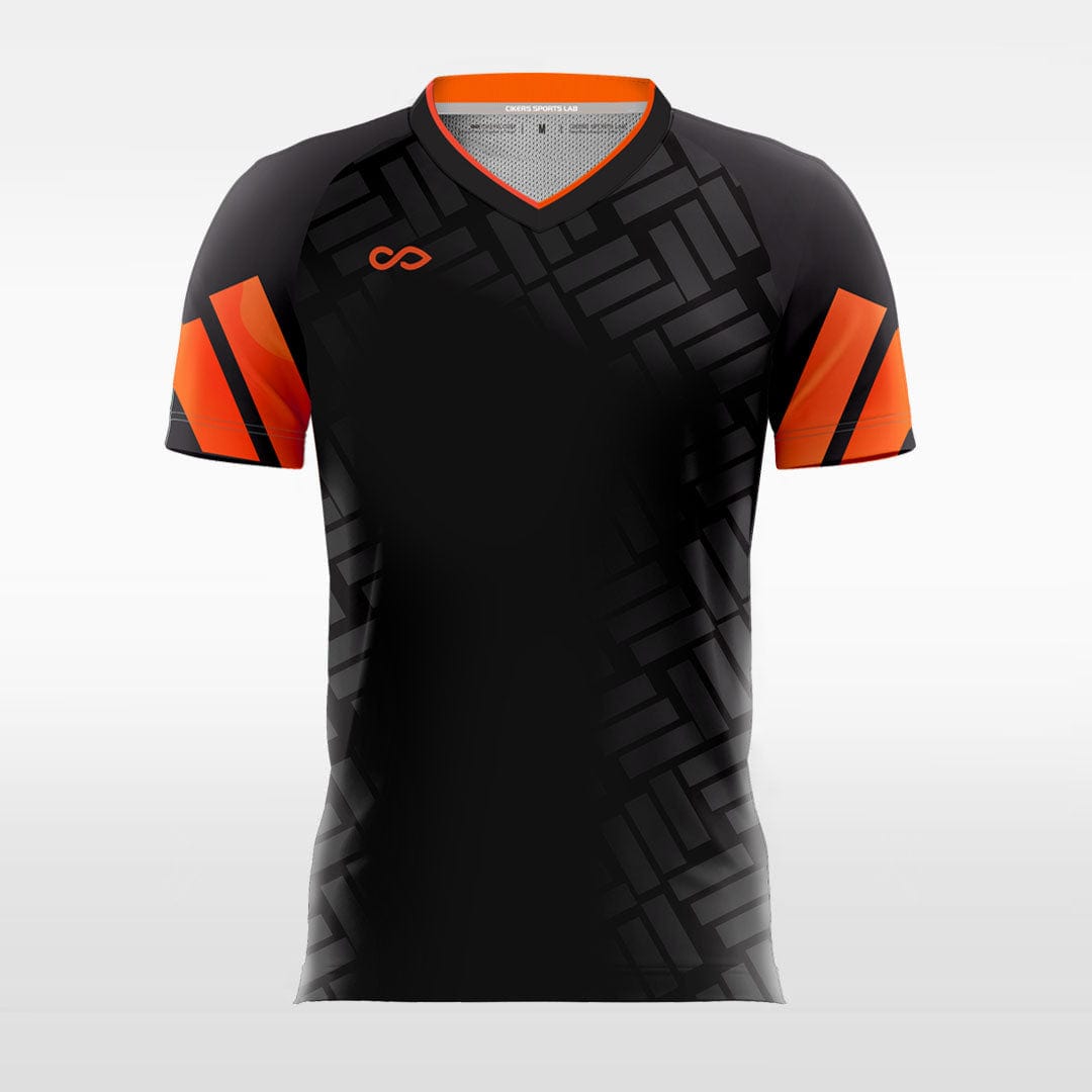 Tetris - Customized Men's Sublimated Soccer Jersey -Fluorescent