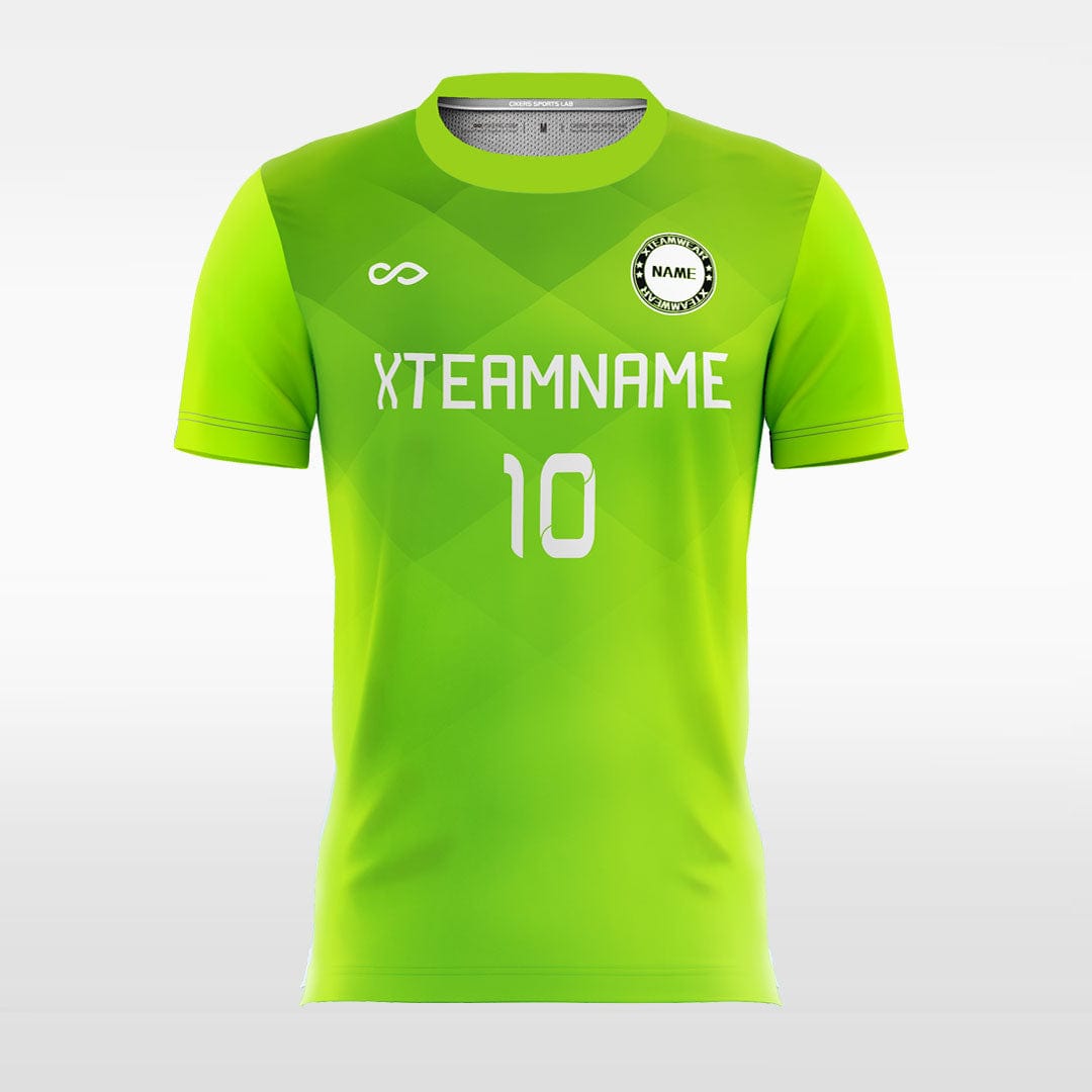 Reflection - Customized Men's Sublimated Soccer Jersey Fluorescent