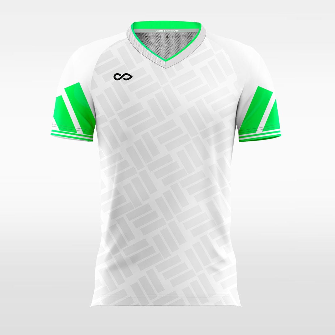 Tetris - Customized Men's Sublimated Soccer Jersey -Fluorescent
