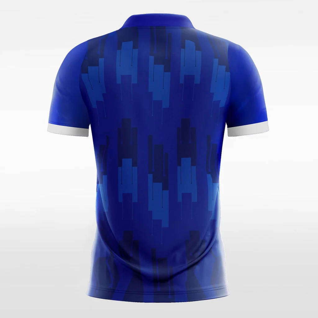 Blue Mosaic - Customized Men's Sublimated Soccer Jersey
