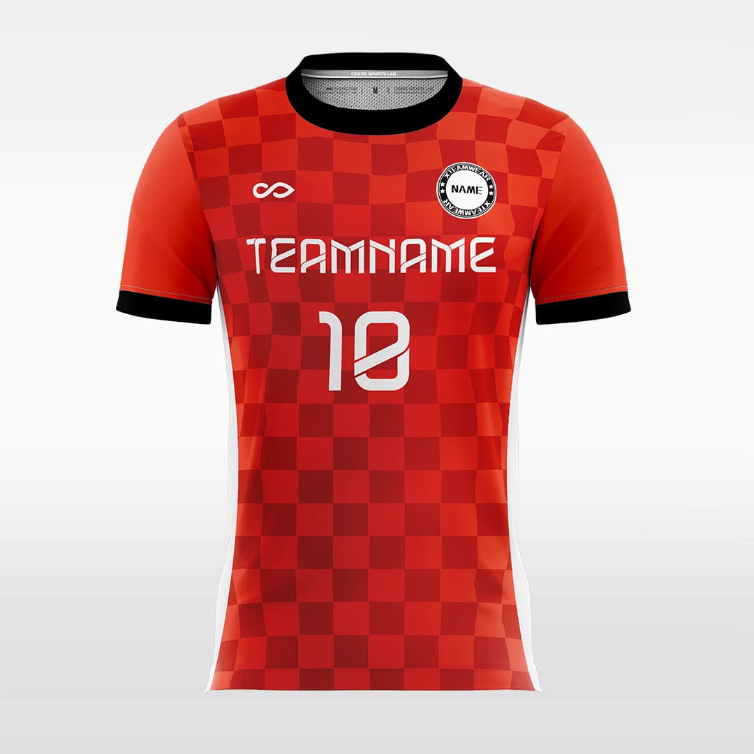 Checkerboard - Customized Men's Sublimated Soccer Jersey