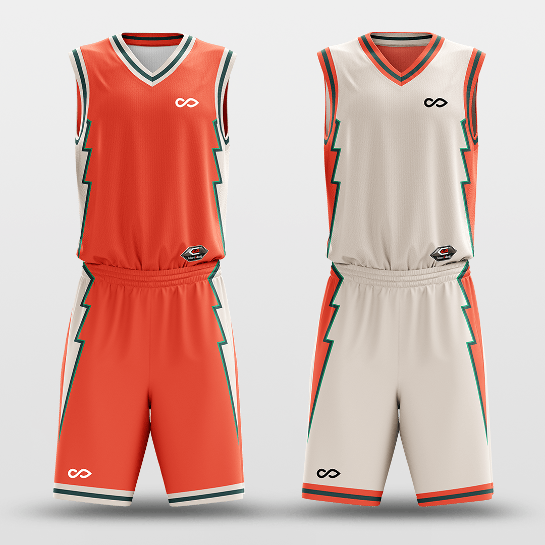 Rock Climbing - Customized Reversible Sublimated Basketball Set