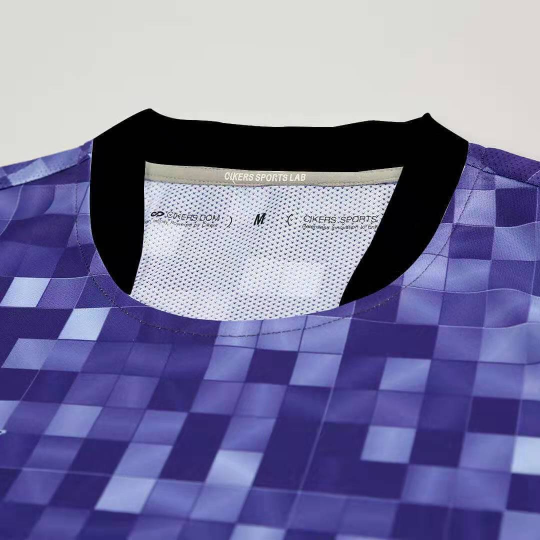 Pixel Mosaic - Customized Men's Sublimated Soccer Jersey