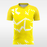 Sprouting-Yellow-Customized Men's Sublimated Soccer Jersey