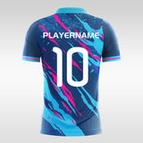 Azure-Sky-Men’s Sublimated Soccer Jersey