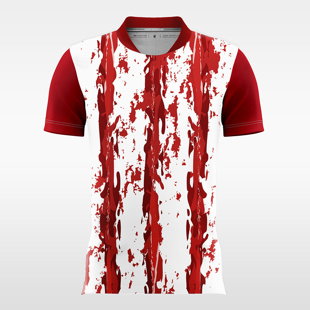 Crimson-Lotus-Men’s Sublimated Soccer Jersey