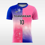 Floweryhaze-Customized Men's Sublimated Soccer Jersey