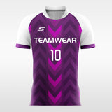 Purple-Forward-Customized Men's Sublimated Soccer Jersey