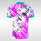 Light-Purple-Customized Men's Sublimated Soccer Jersey