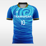 Blue Whirl - Customized Kid's Sublimated Soccer Jersey