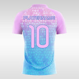 Cherry-Blossom-Customized Men's Sublimated Soccer Jersey