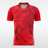 Red Flame - Customized Men's Sublimated Soccer Jersey