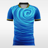 Blue Whirl - Customized Kid's Sublimated Soccer Jersey