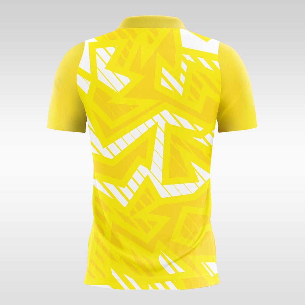 Sprouting-Yellow-Customized Men's Sublimated Soccer Jersey