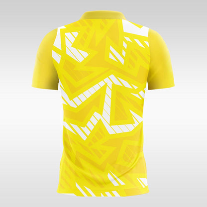 Sprouting-Yellow-Customized Men's Sublimated Soccer Jersey