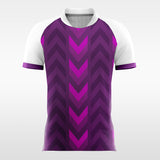 Purple-Forward-Customized Men's Sublimated Soccer Jersey