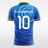 Blue Whirl - Customized Kid's Sublimated Soccer Jersey