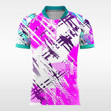 Light-Purple-Customized Men's Sublimated Soccer Jersey