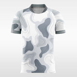 Variegatedsnow-Customized Men's Sublimated Soccer Jersey