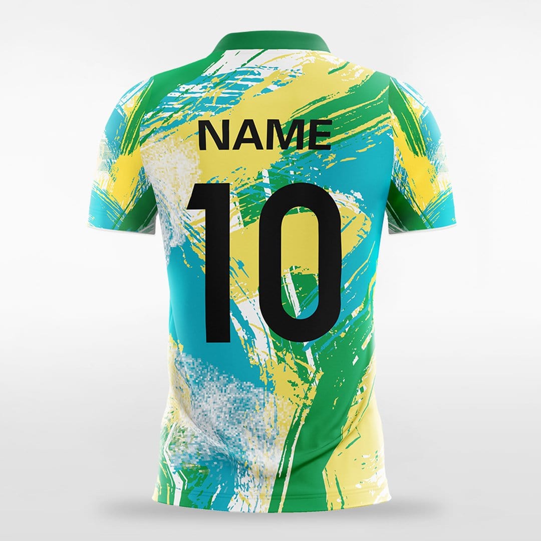 Pop-Camouflage5-Customized Men's Sublimated Soccer Jersey